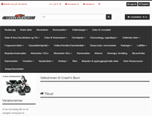 Tablet Screenshot of crash.no